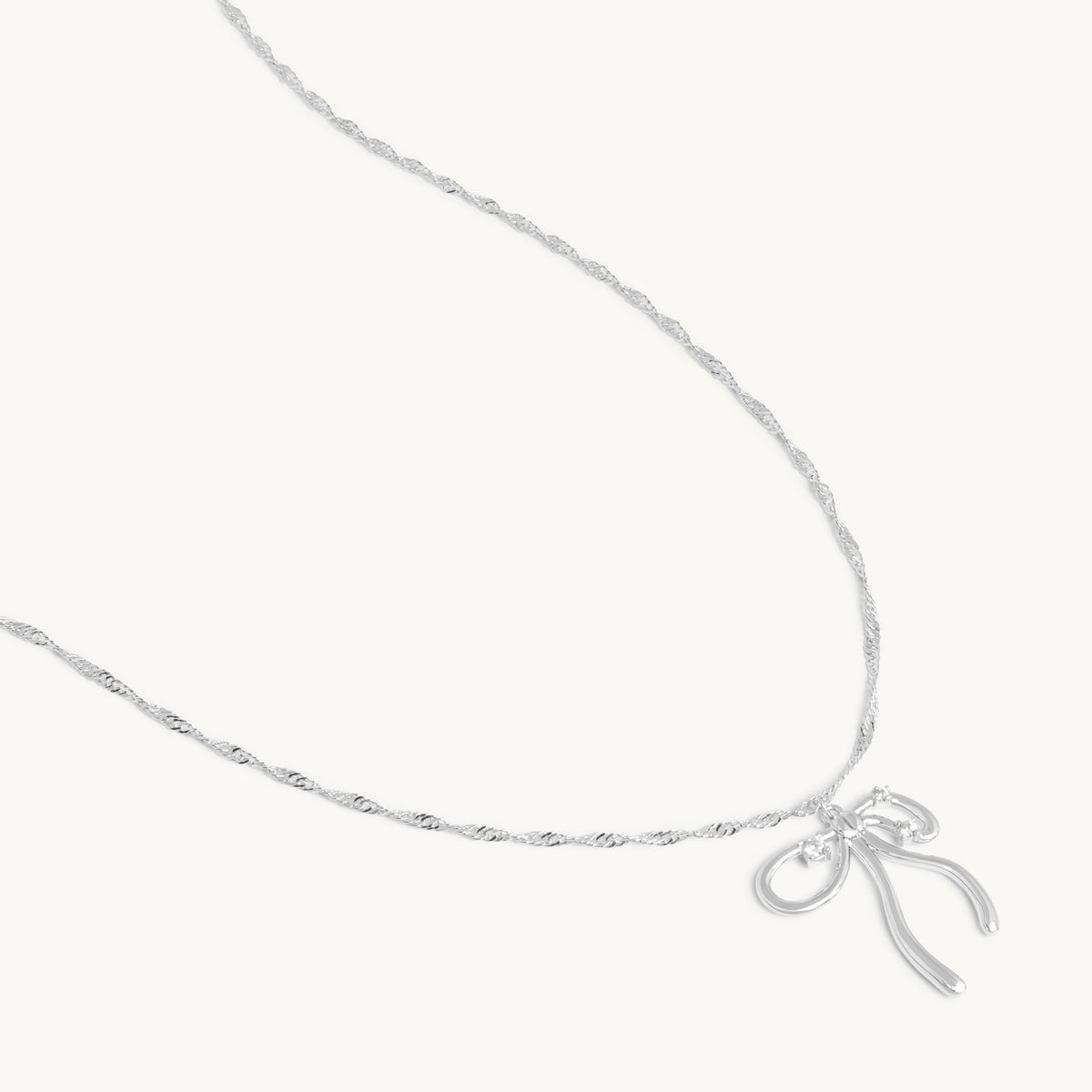 Aine Bow Necklace
